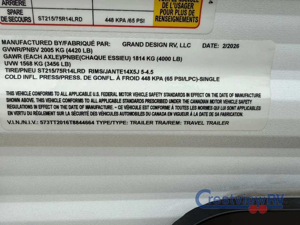 2026 Grand Design Transcend One 151BH photo 25