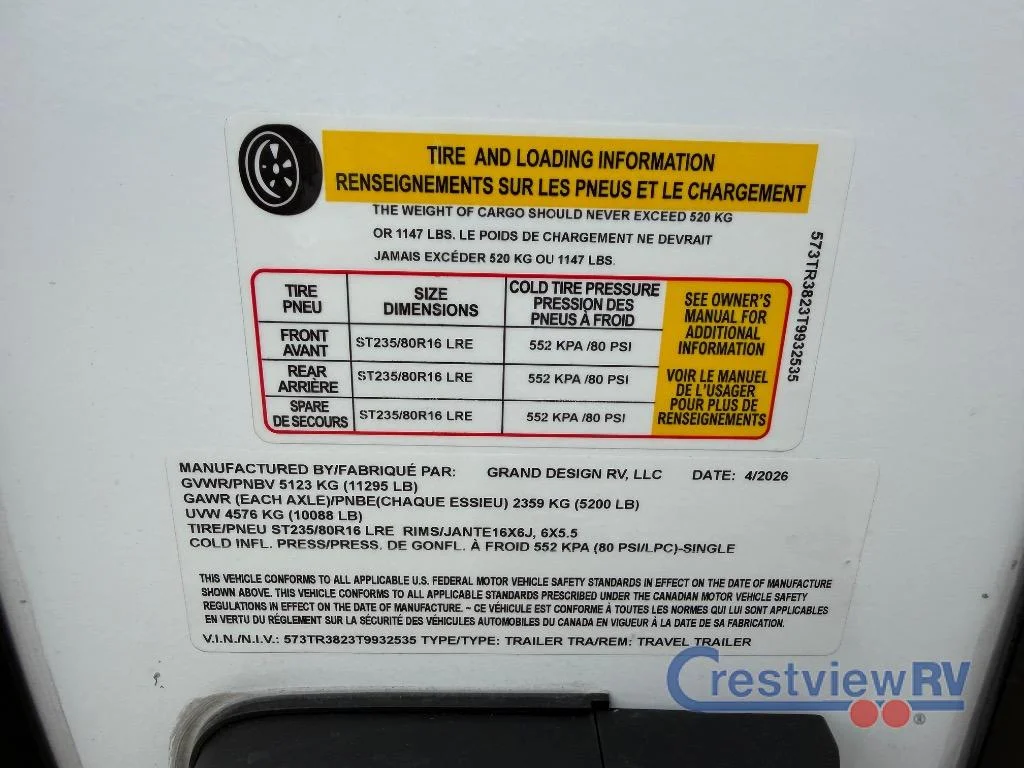 2026 Grand Design Reflection Travel Trailer photo 7